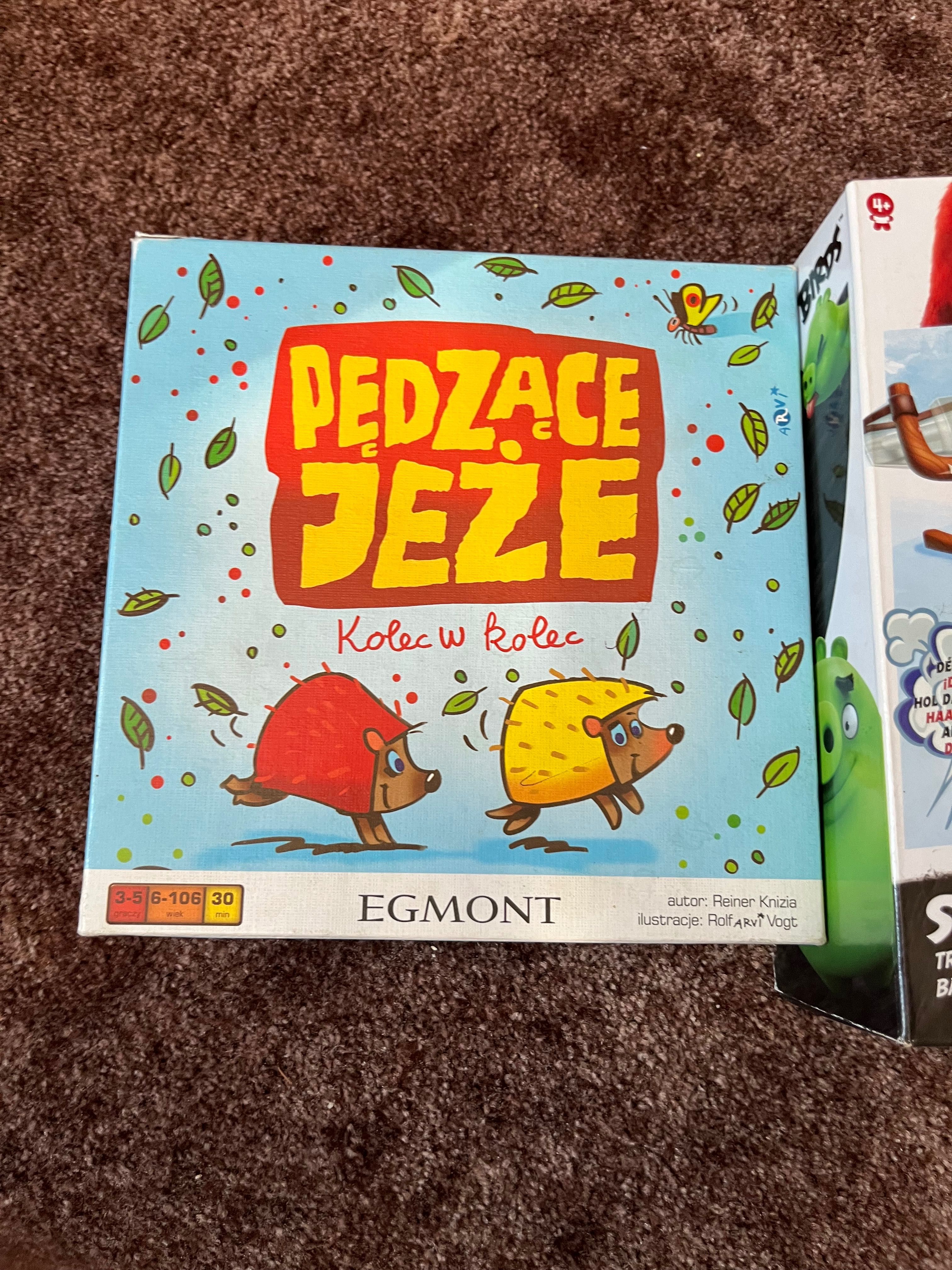 Gry planszowe angry birds+pędzące jeże