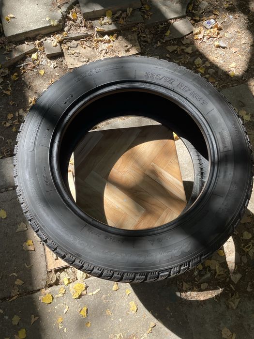 Продам покрышки  225/60/17 зима. б/у.