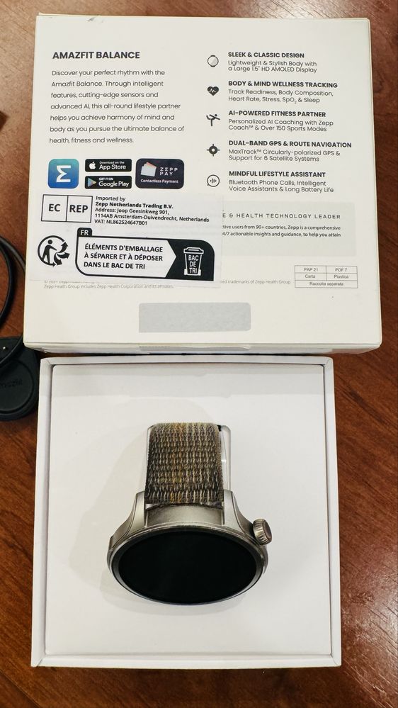 Amazfit Balance Smartwatch - ótimo estado