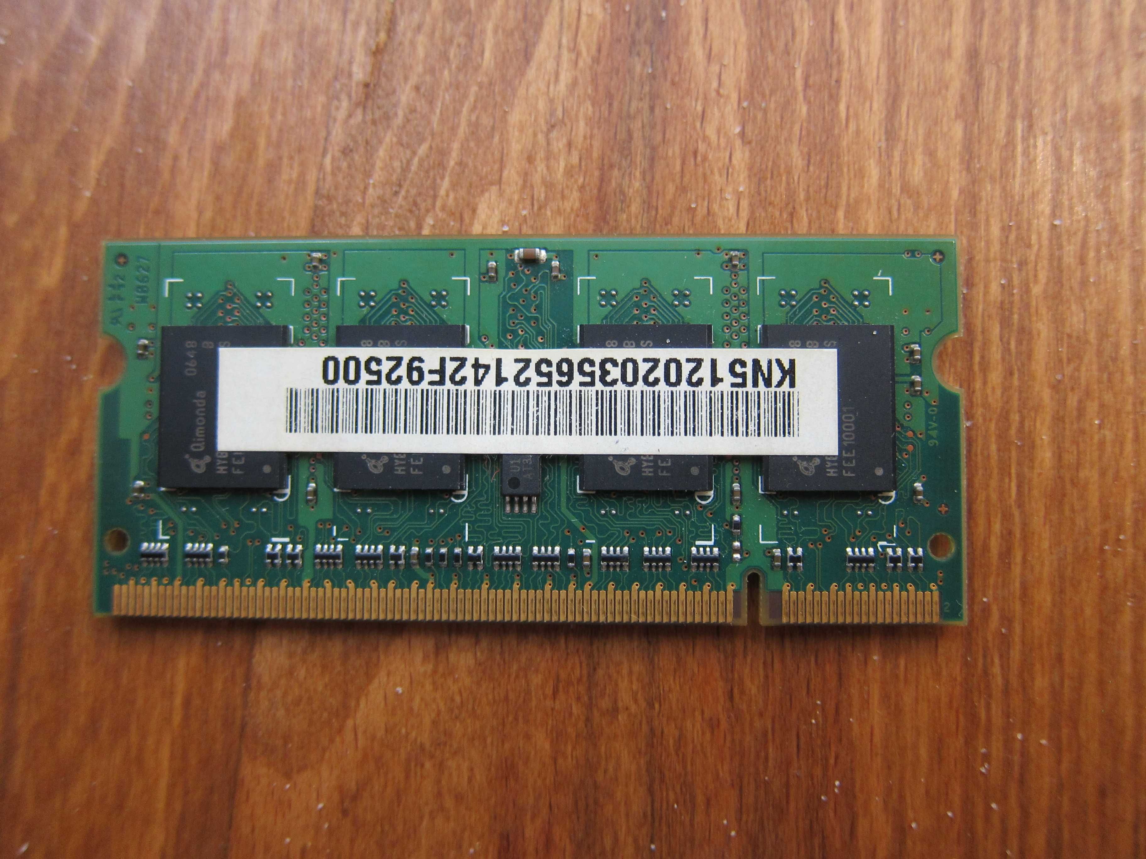 Оперативная память для ноутбука DDR2 Hynix 512 Mb, Gimonda 512 Mb