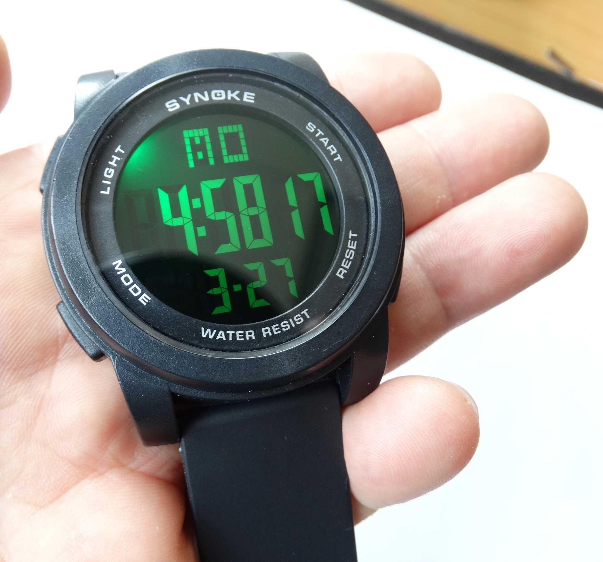 Duży sportowy zegarek Synoke elektroniczny cyfrowy wojskowy LED WR50