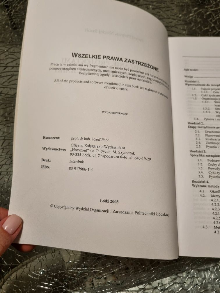 Zarządzanie projektem wybrane metody i techniki