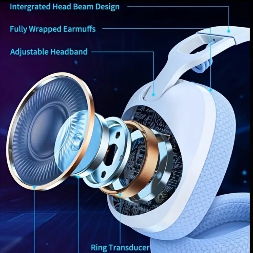 Ігрова гарнітура Onikuma B2 USB навушники з мікрофоном Bluetooth
