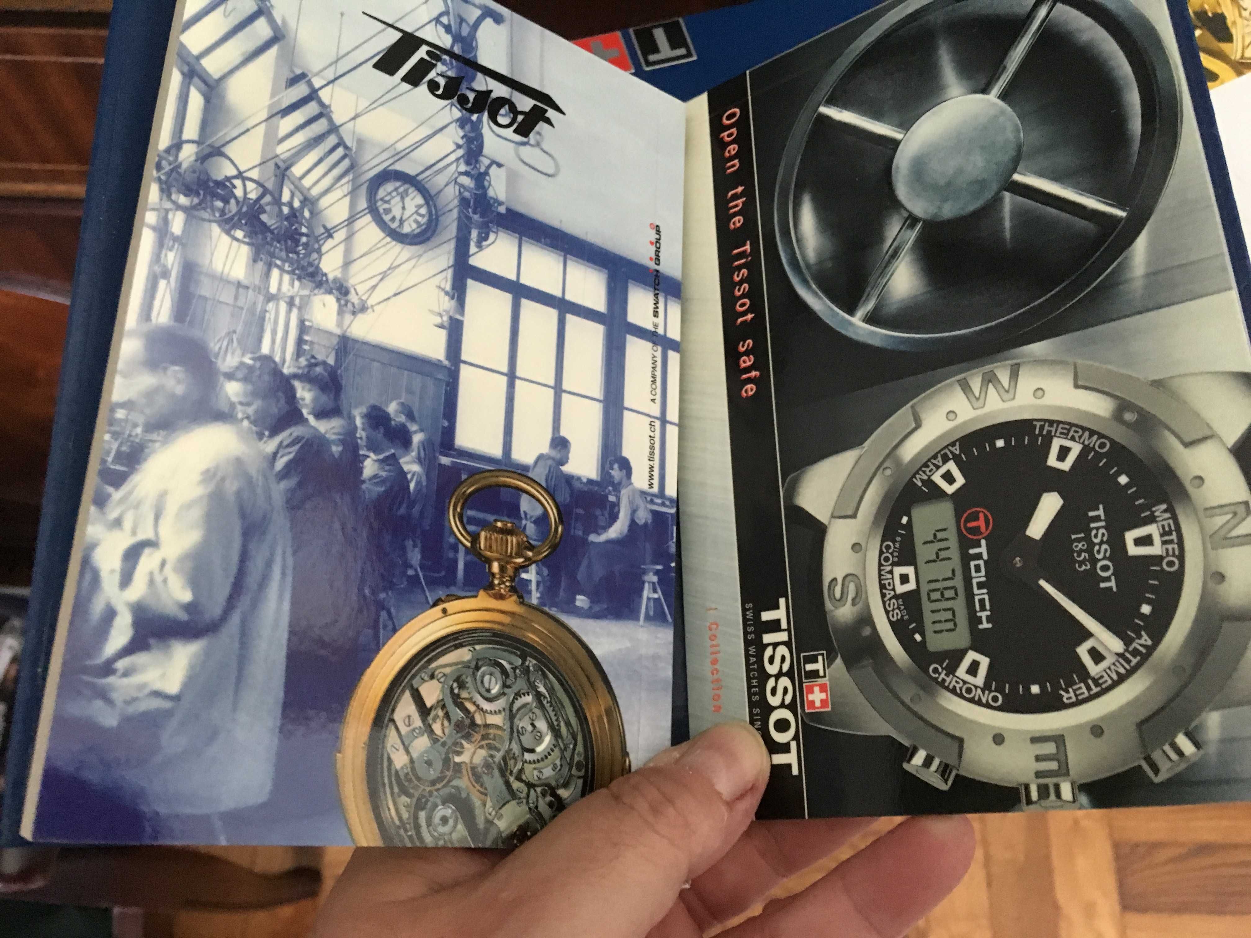 Tissot T-touch - com caixa e documentos