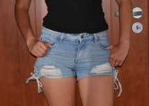 Krótkie spodenki szorty S 36 House jeans jeansowe