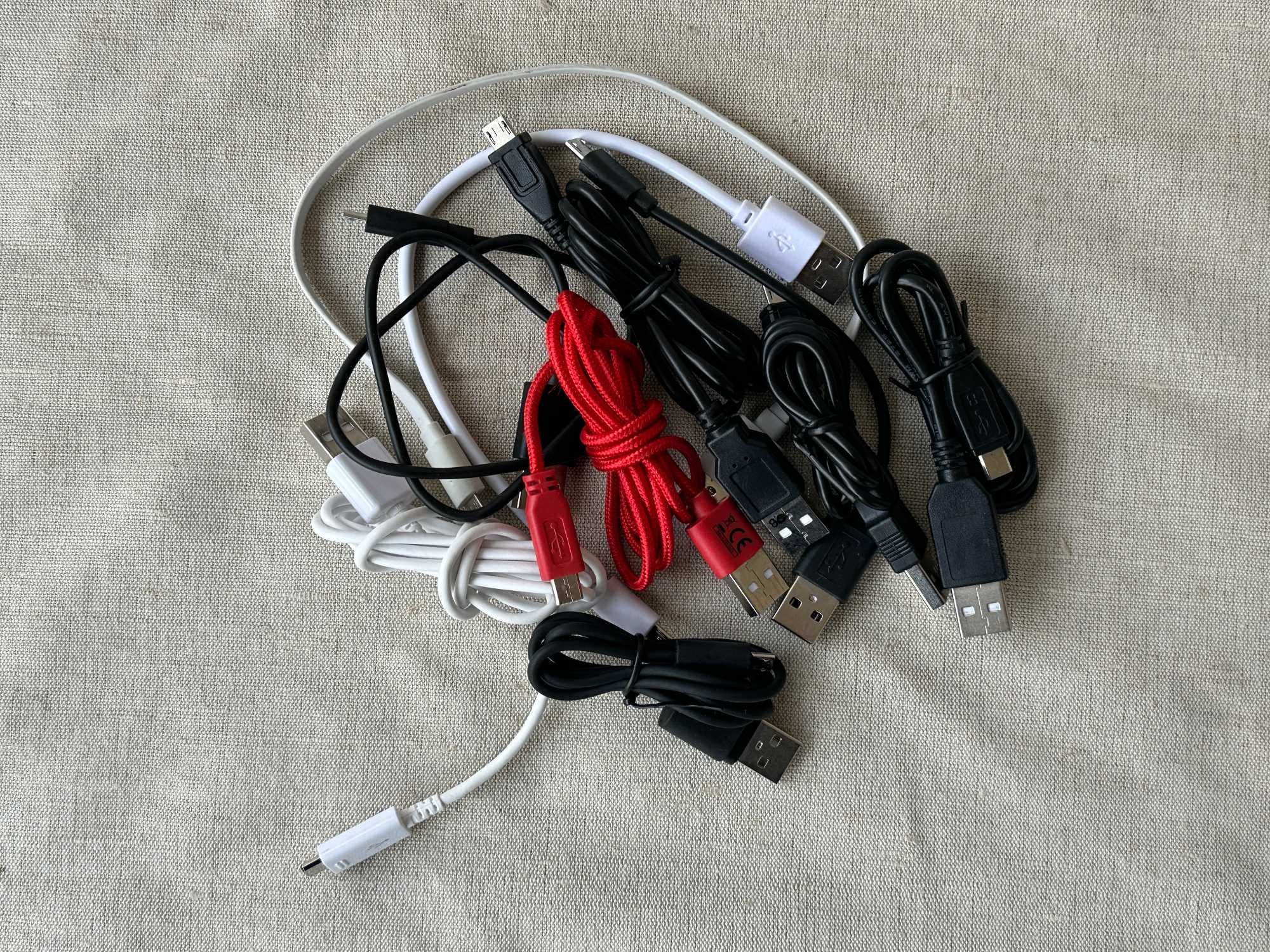 Kabel, Przewód USB-A / USB-micro-B, zestaw 10 szt.