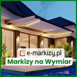 Markizy taras balkon sklep restauracja Palladio w kasecie