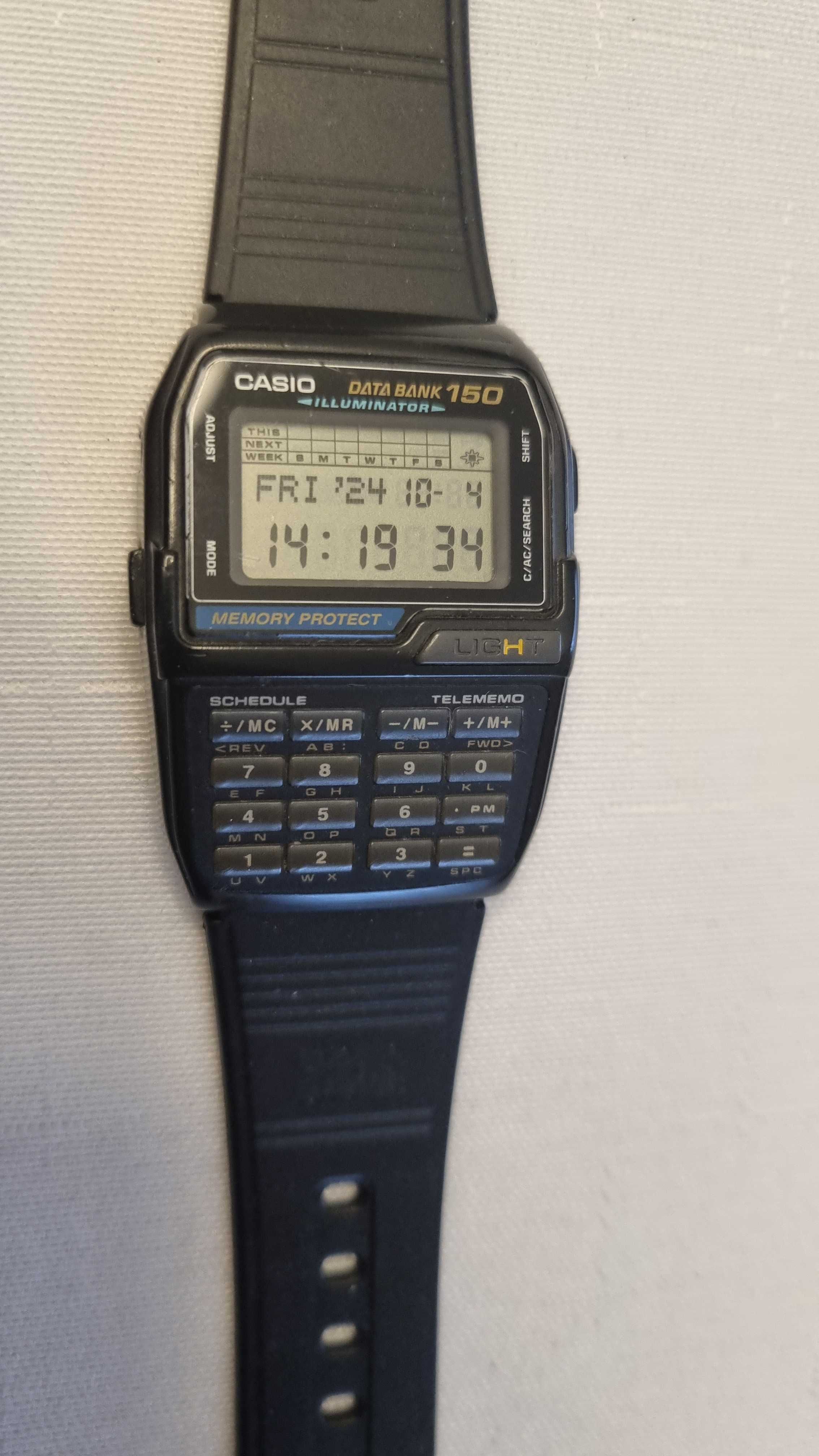 Zegarek Casio DBC-150, Vintage, z lat 90 ubiegłego wieku.