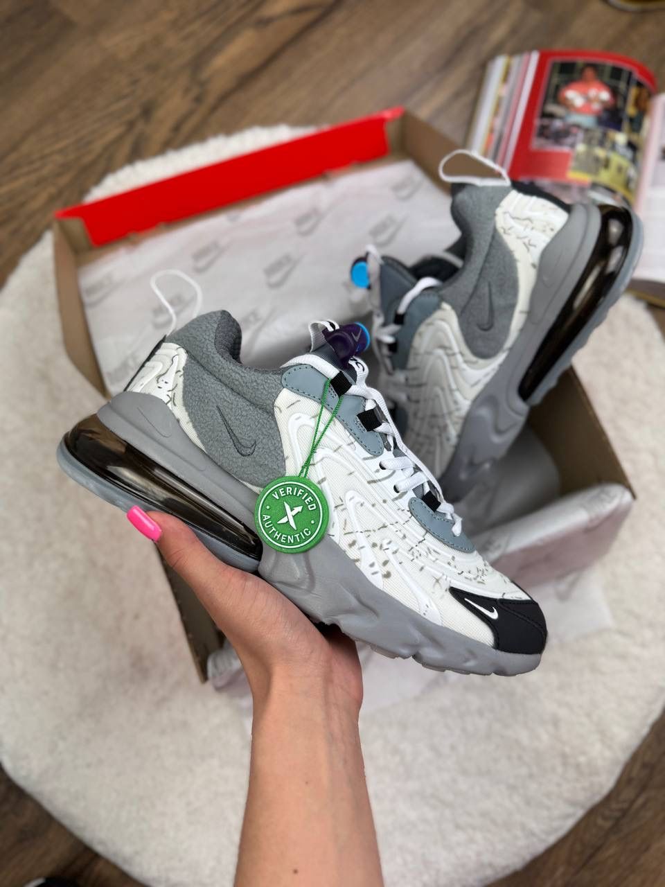 Кроссовки Nike Air Max 270 React x Travis Scott
