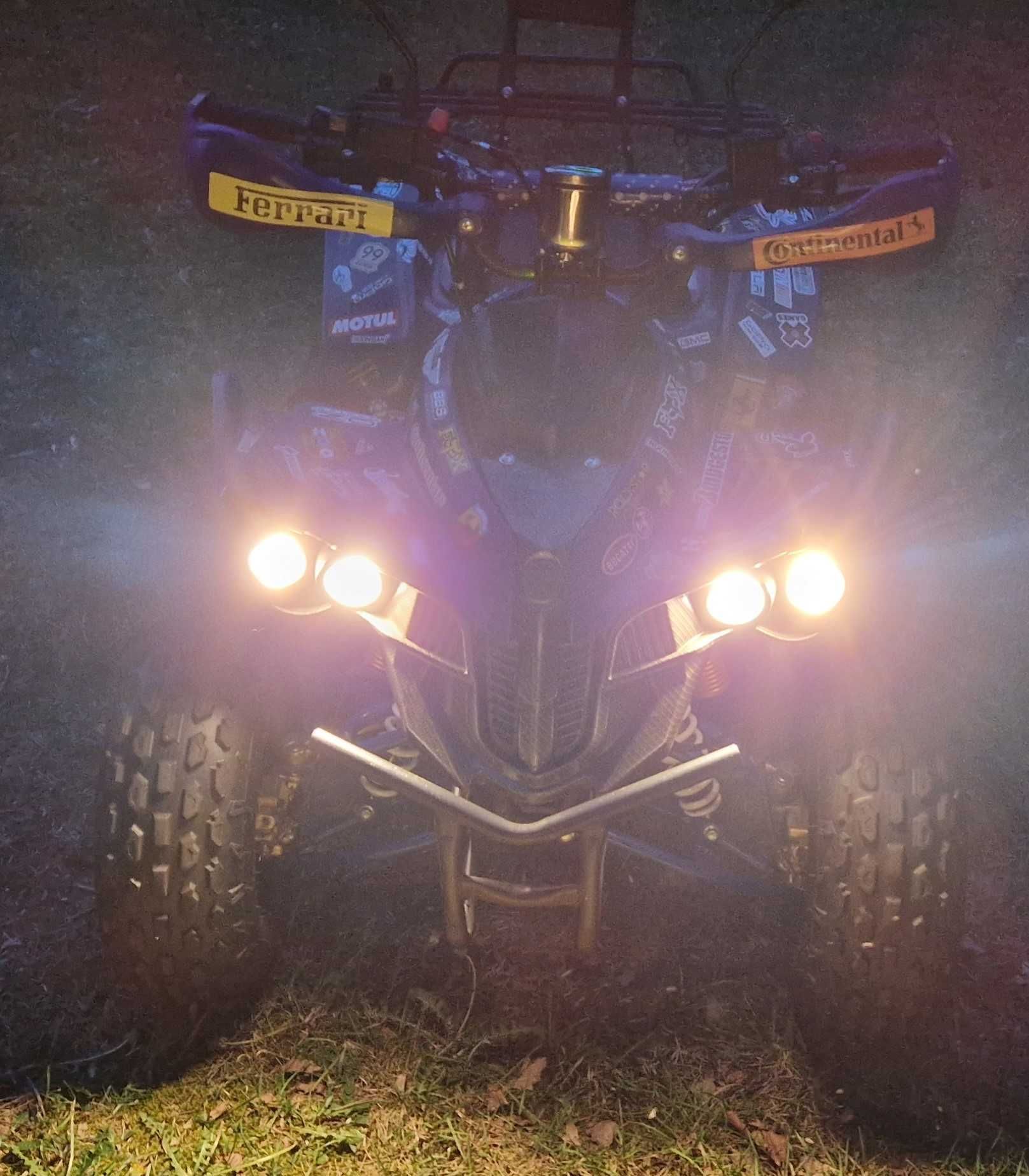 Quad 125,Varia bombardier,LED,Tarczowe hamulce,Full wersja,duże koła