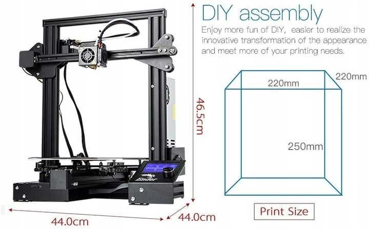 3 D принтер Creality Ender 3, наявність, гарантія!