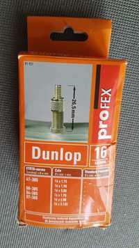 Dętka rowerowa Dunlop 16x1,75/2,125 -szeroka