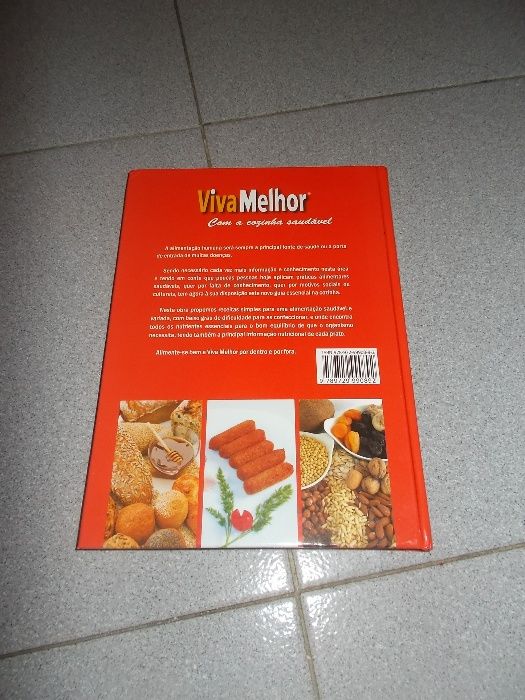 Livro Viva Melhor com a cozinha saudavel