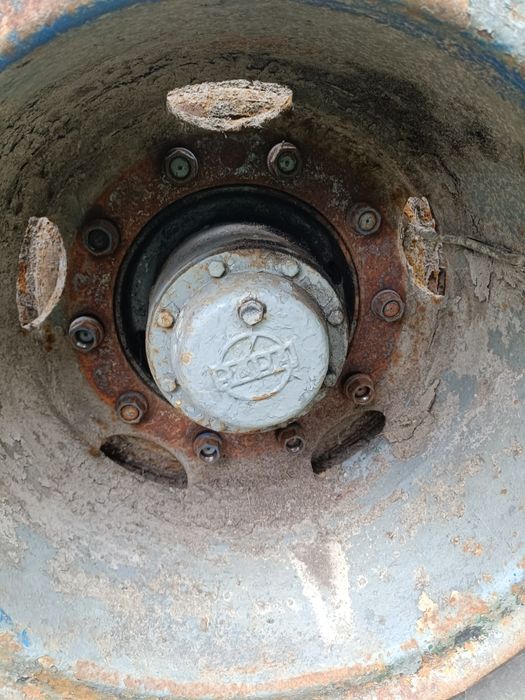 Oś osie przyczepy bss brandys Raba 16.12 10.10 panav kompletne