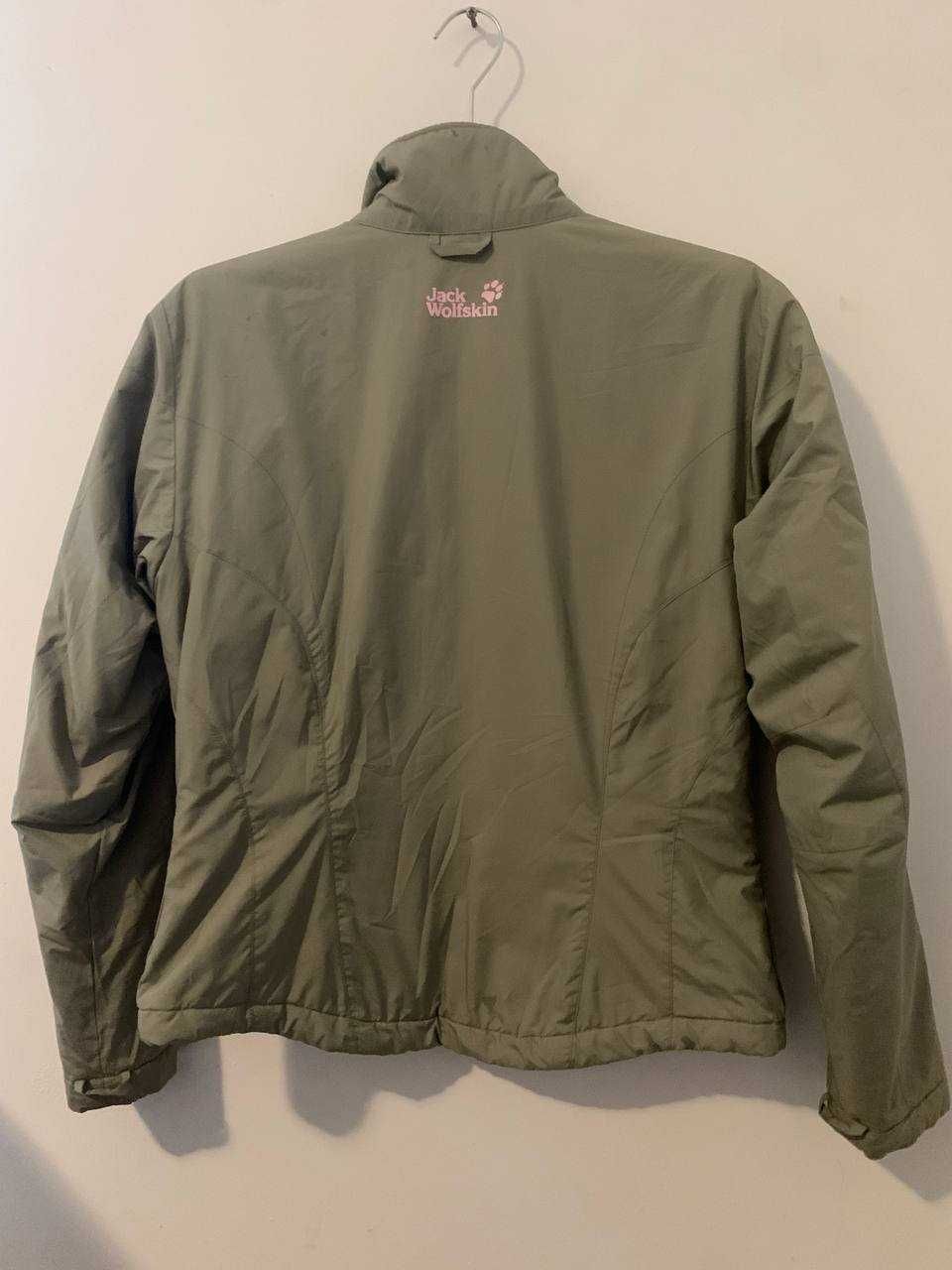 Jack Wolfskin куртка жіноча демісезон хакі/зелена microguard розмір s