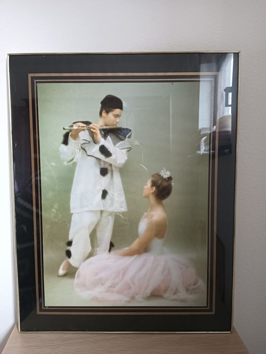 Quadro grande com bailarinos