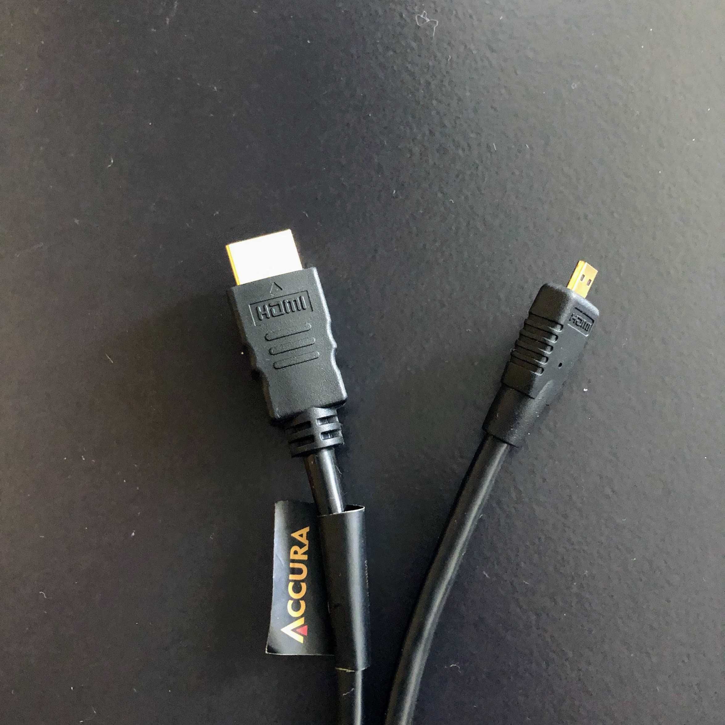 Kabel HDMI ze złączem microUSB