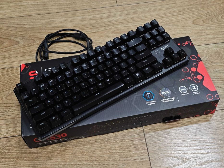 Klawiatura Mechaniczna Gamingowa SPC Gear GK630K Tournament Kailh Blue