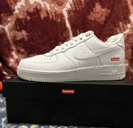 Nike Air Force 1 Low Supreme White Eu40