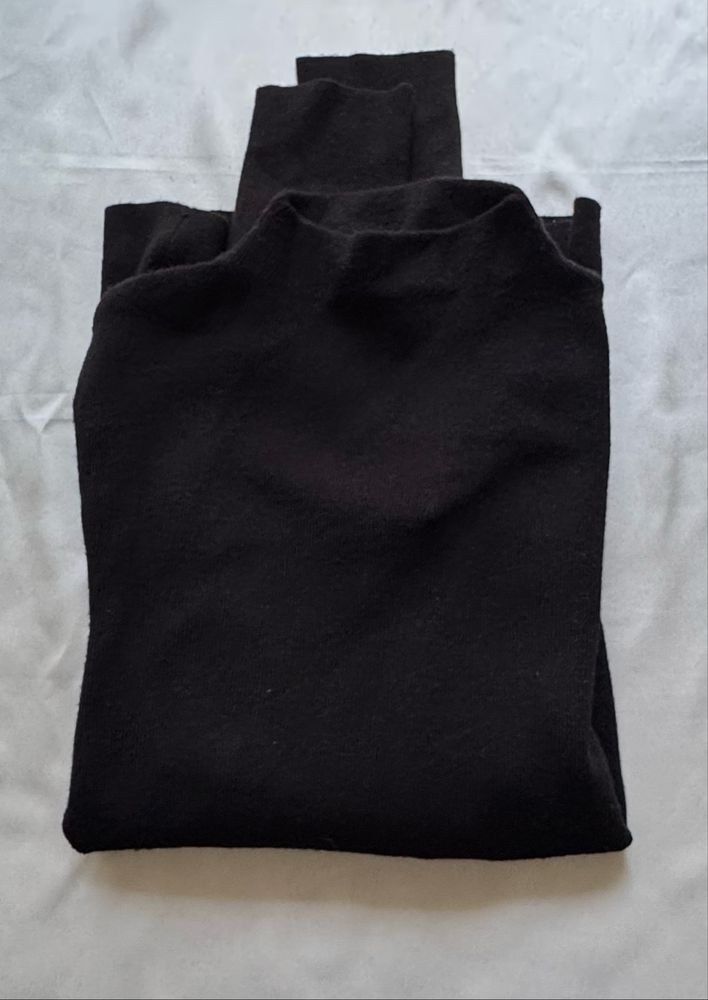 Nowy Czarny sweter  golf Mohito XXS Eco Viscose klasyczny basic