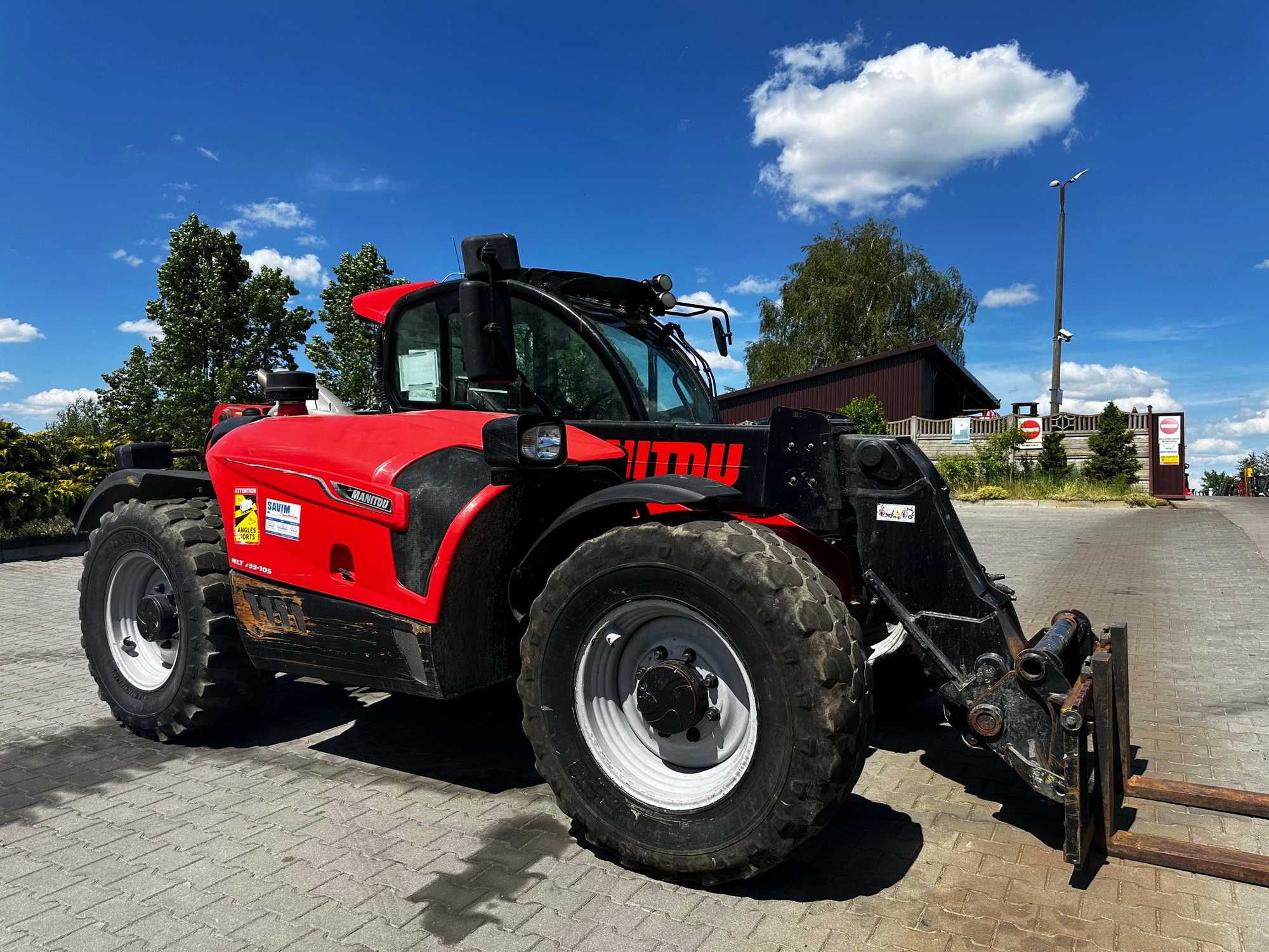 ładowarka teleskopowa MANITOU MLT 733 udźwig 3300kg wysięg 7m 4x4 2017