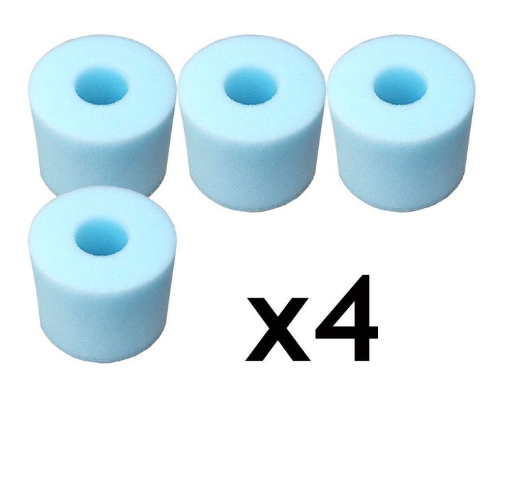 Filtr do jacuzzi basenu spa wielokrotnego użytku piankowy zestaw 4 szt