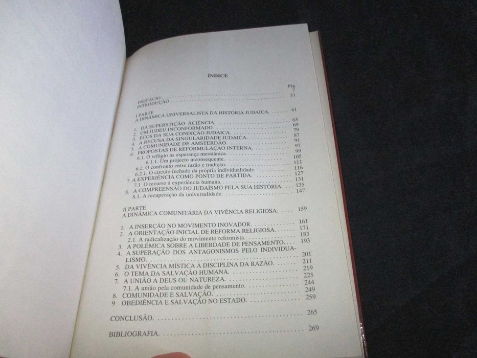 Livro Espinosa História Salvação e Comunidade