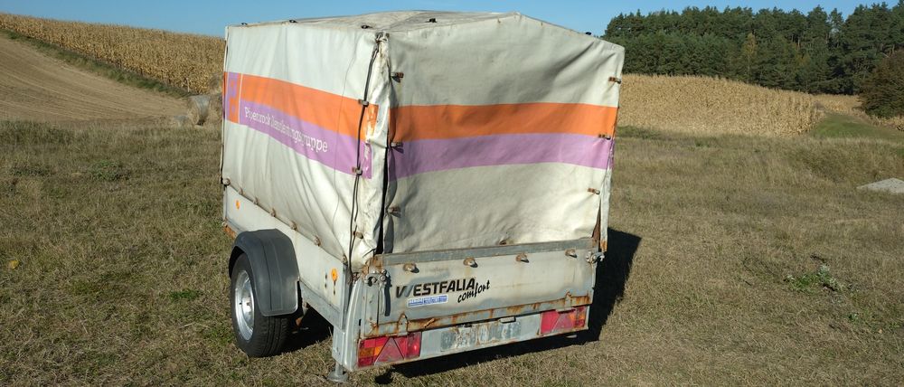 Przyczepka samochodowa 2.55x1.39 Westfalia 1200kg.