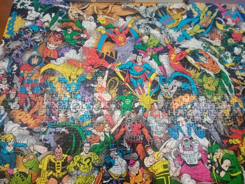 Puzzle 1000 peças liga da justiça