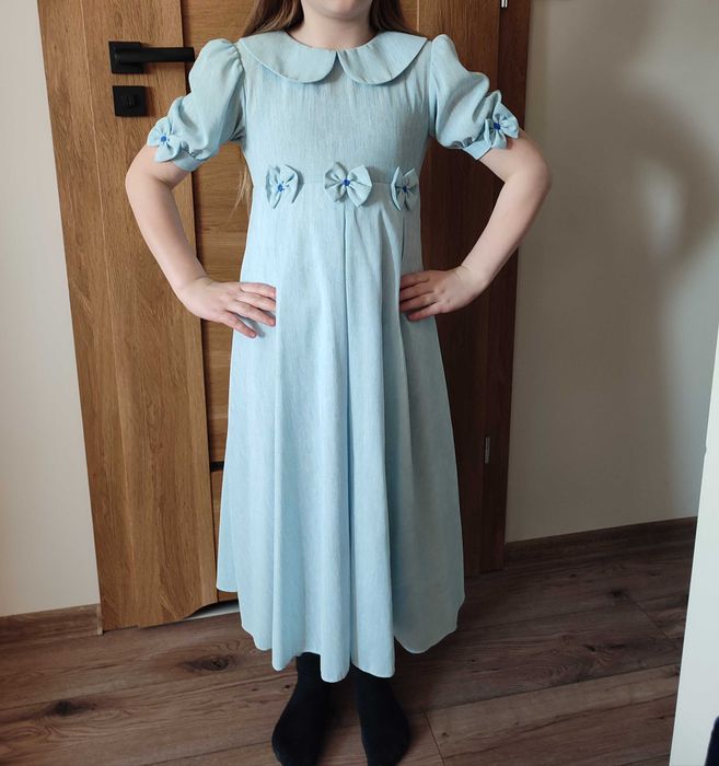 Dziewczęca sukienka wizytowa 146