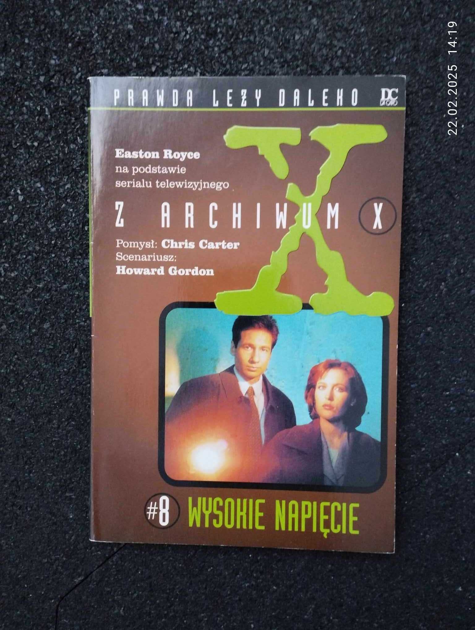 Książki z Archiwum X - 7 tomów X-FILES