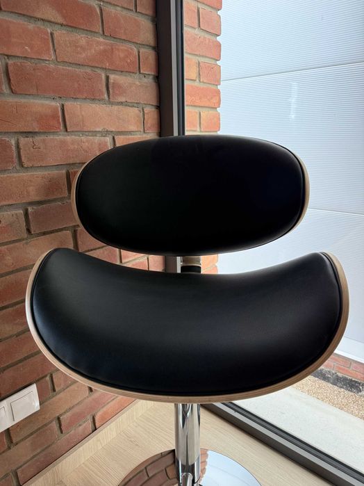 Hoker krzesło barowe czarne