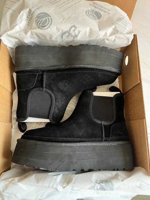 Угги/Угг/Уггі/Уги/Угі/UGG Australia Platform Chelsea Boot Black