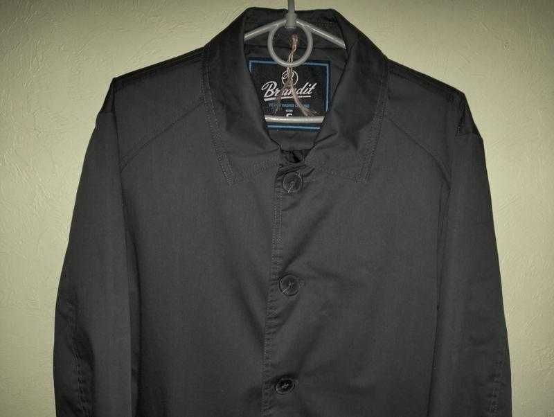 Чоловічий сірий плащ куртка brandit