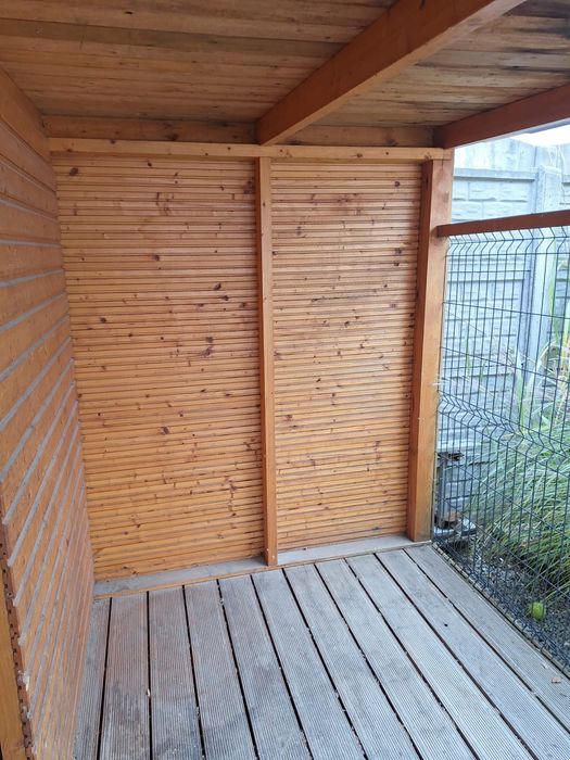 Kojec dla psa drewniany