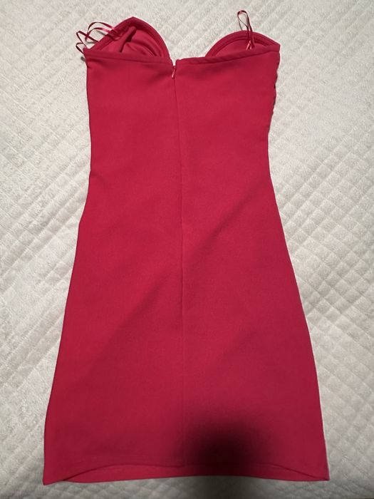 Nowa sukienka mini różowa, rozmiar XS