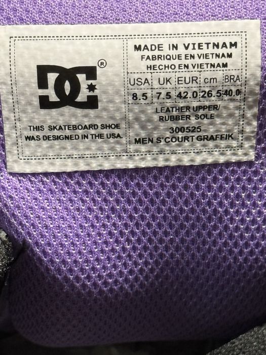 Кроссовки dc shoes court graffik black sabbath дс шуз opium опиум