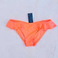 Pomarańczowe neonowe majtki bikini XS