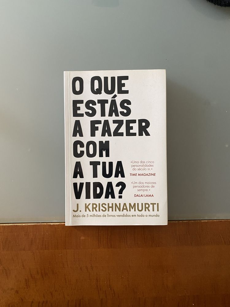 O que estas a fazer com a tua vida? - J. Krishnamurti