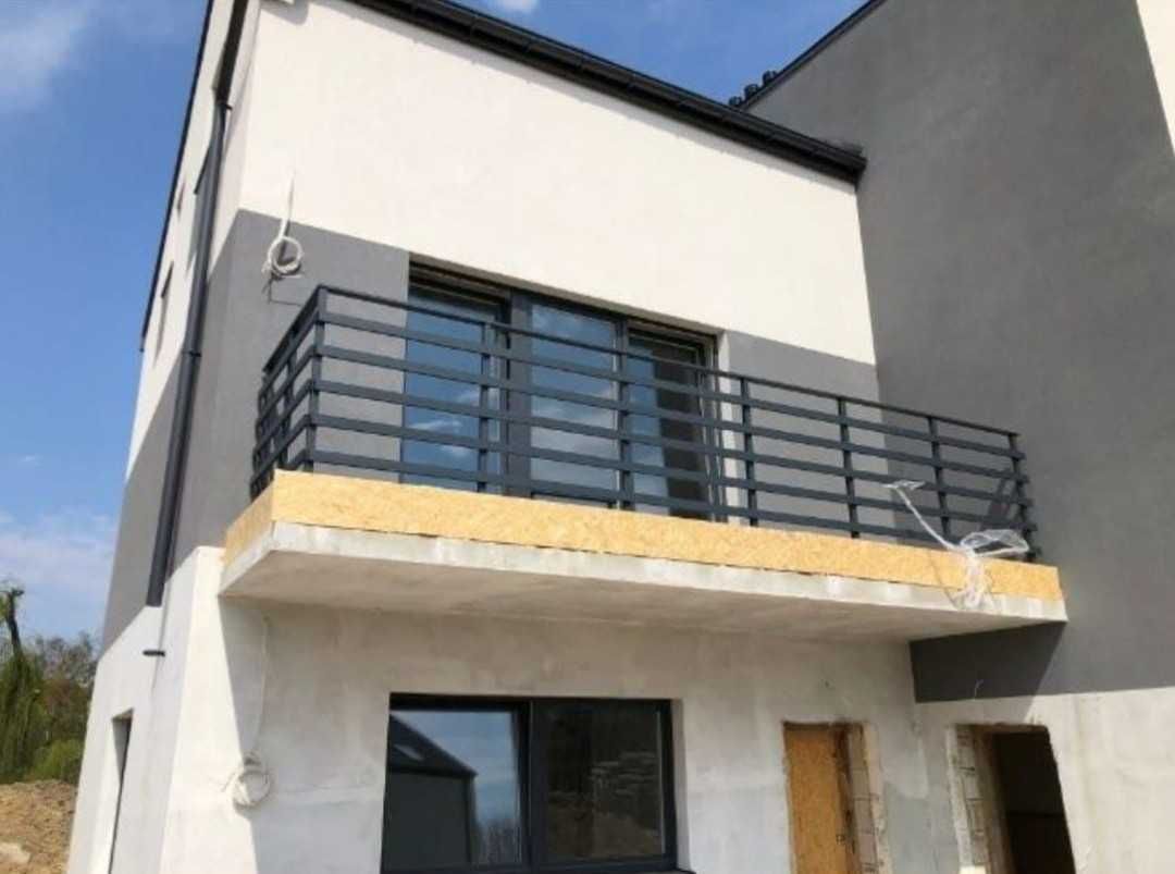 Balustrada balkonowa na balkony malowane proszkowo balustrady alu
