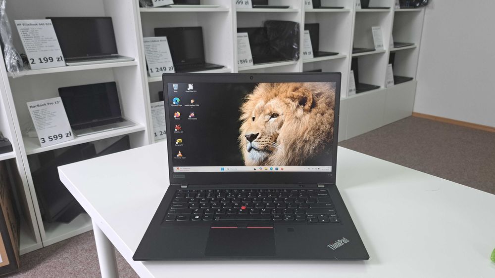 Mocny Lenovo ThinkPad T14 i5-10gen 16GB 256SSD IPS FHD Klasa A dotyk