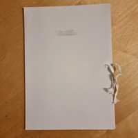 Teczka na dokumenty wiązana biała A4