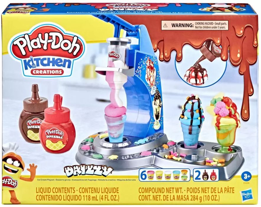 Tęczowa lodziarnia. Play-Doh