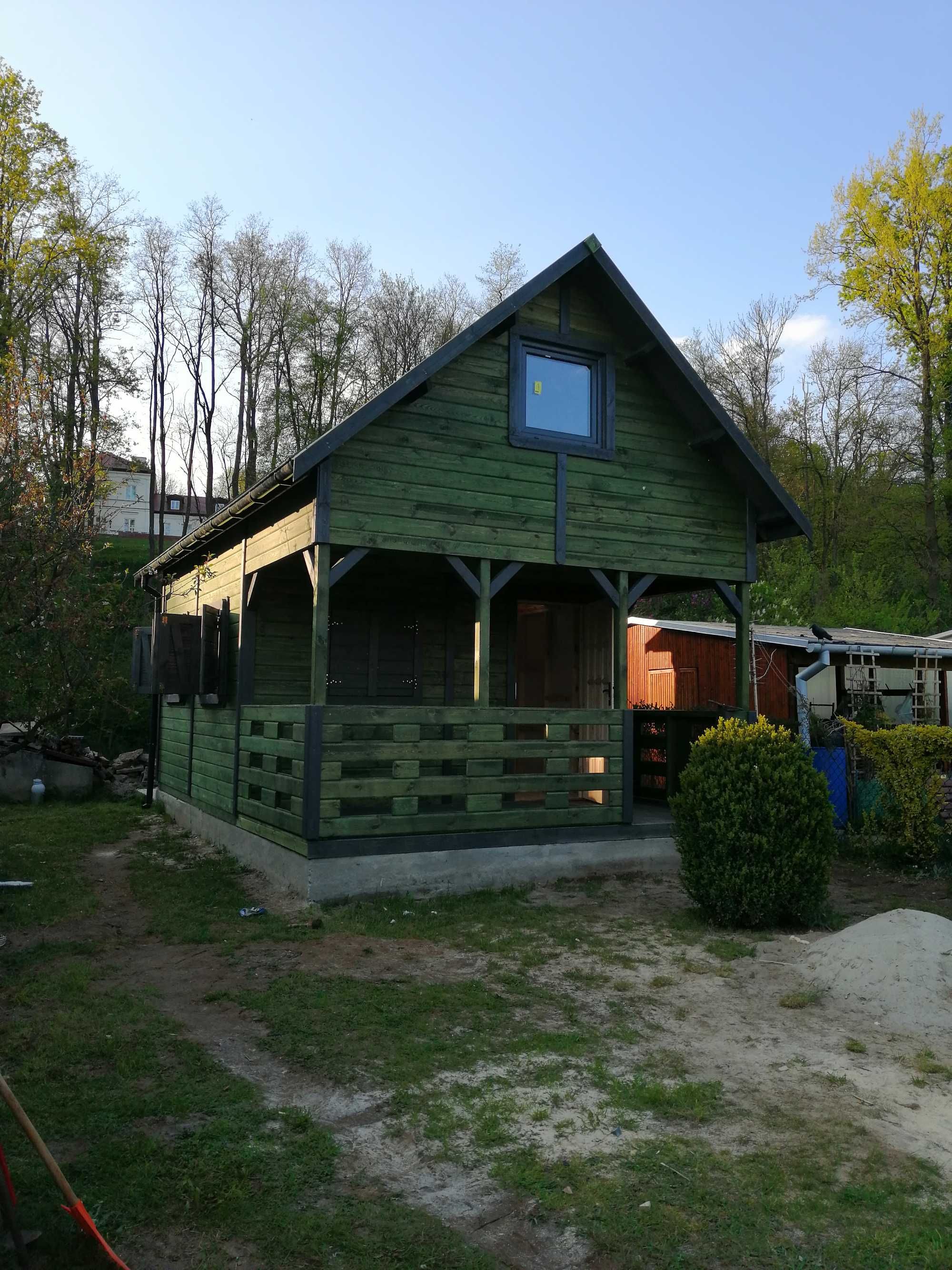 domek letniskowy,drewniany,ogrodowy,do 35m2, dach gont, domki na ROD