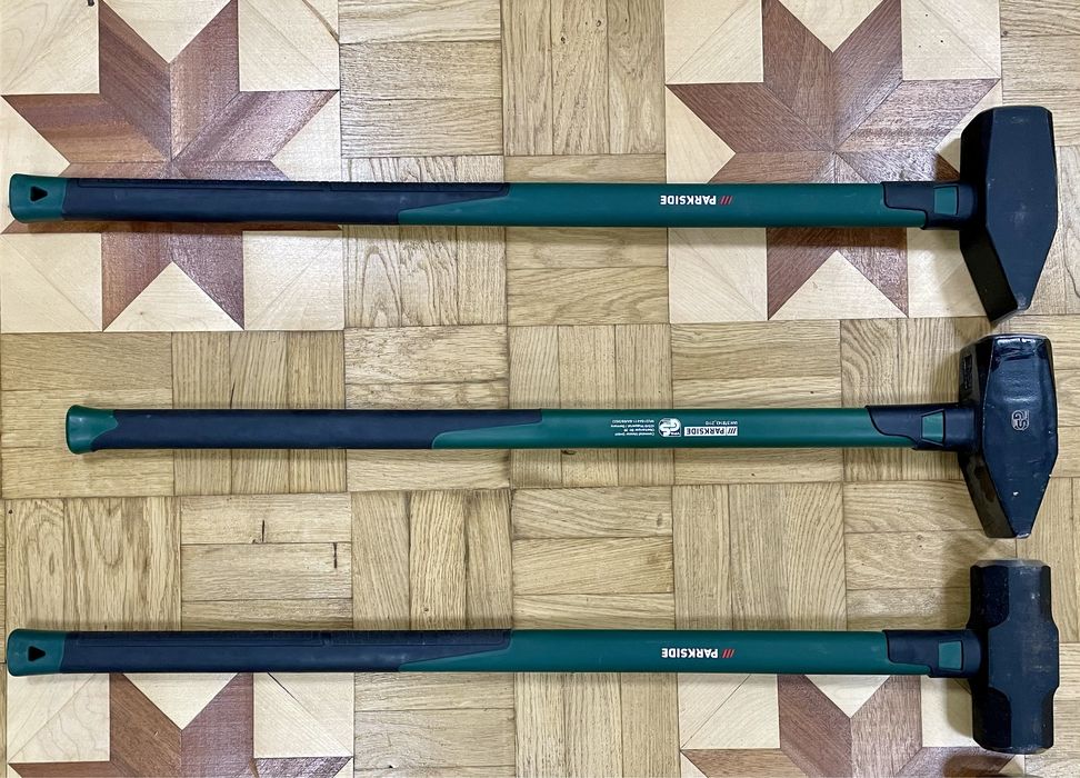 Кувалда молот 4кг (ручка 78см и 83см) / двухобуховая 3,5кг PARKSIDE