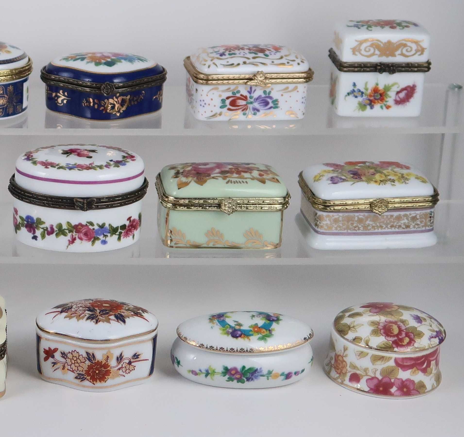 Caixas de joias em porcelana, CADA