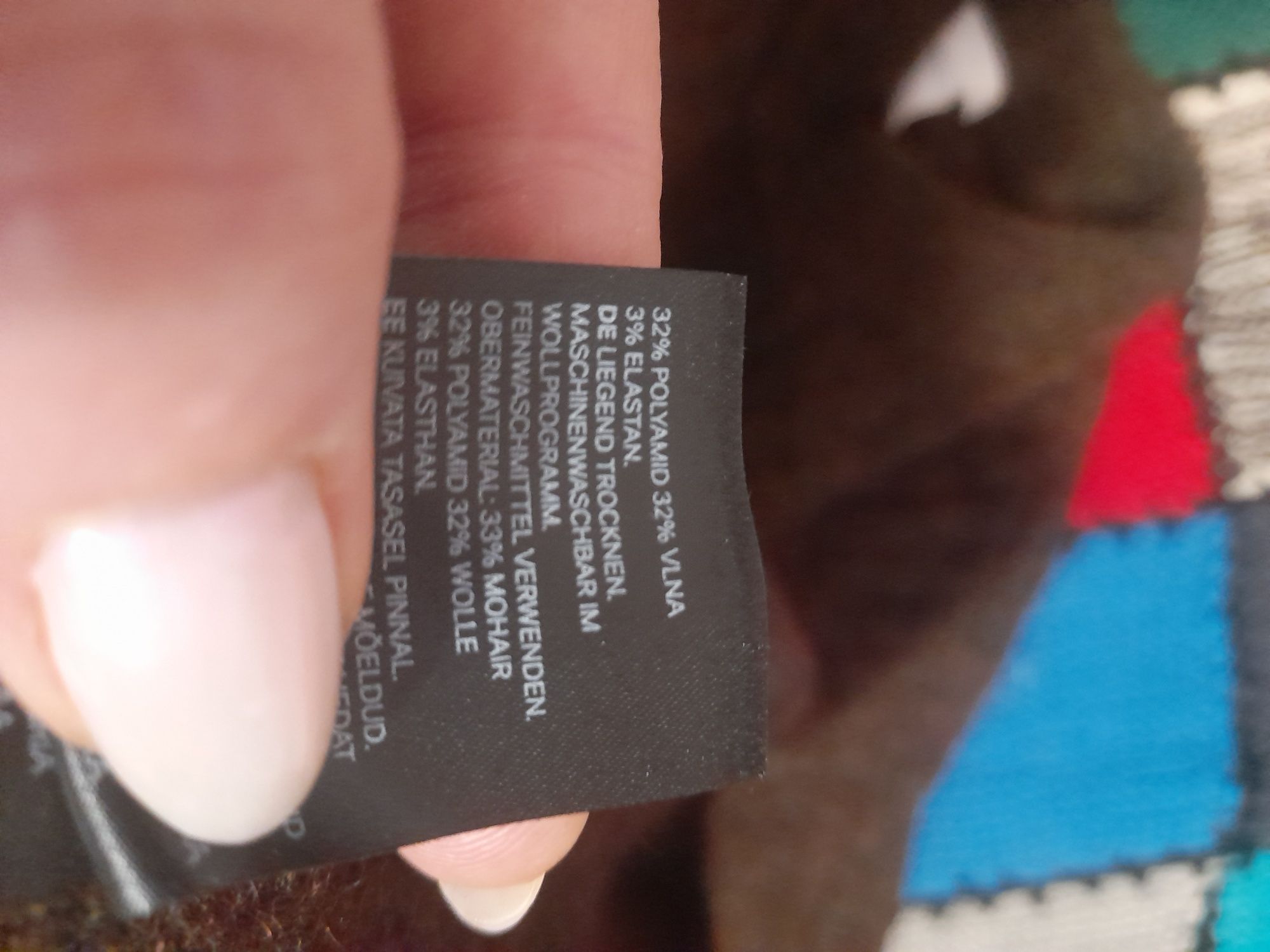 Sweter damski H&M rozmiar Xs/S wełna moher