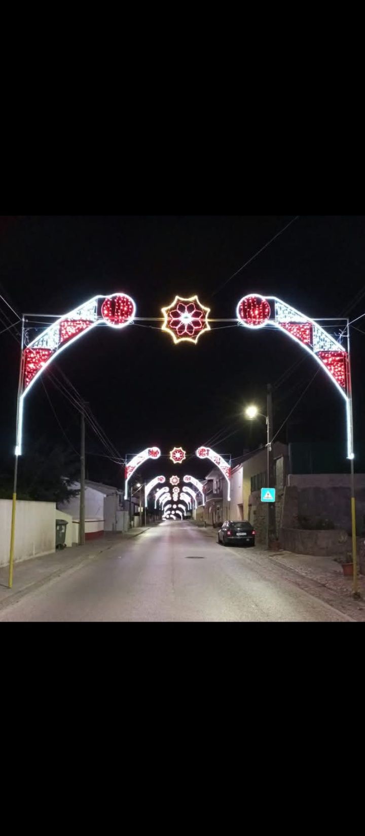 Iluminação para festas e arraiais
