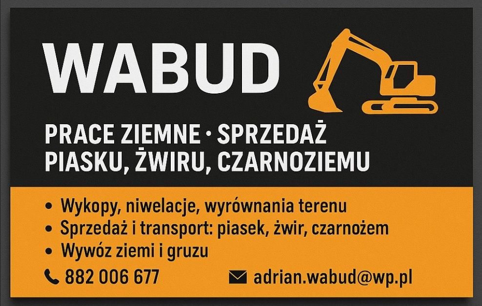 Piasek żwir czarnoziem Bydgoszcz I okolice