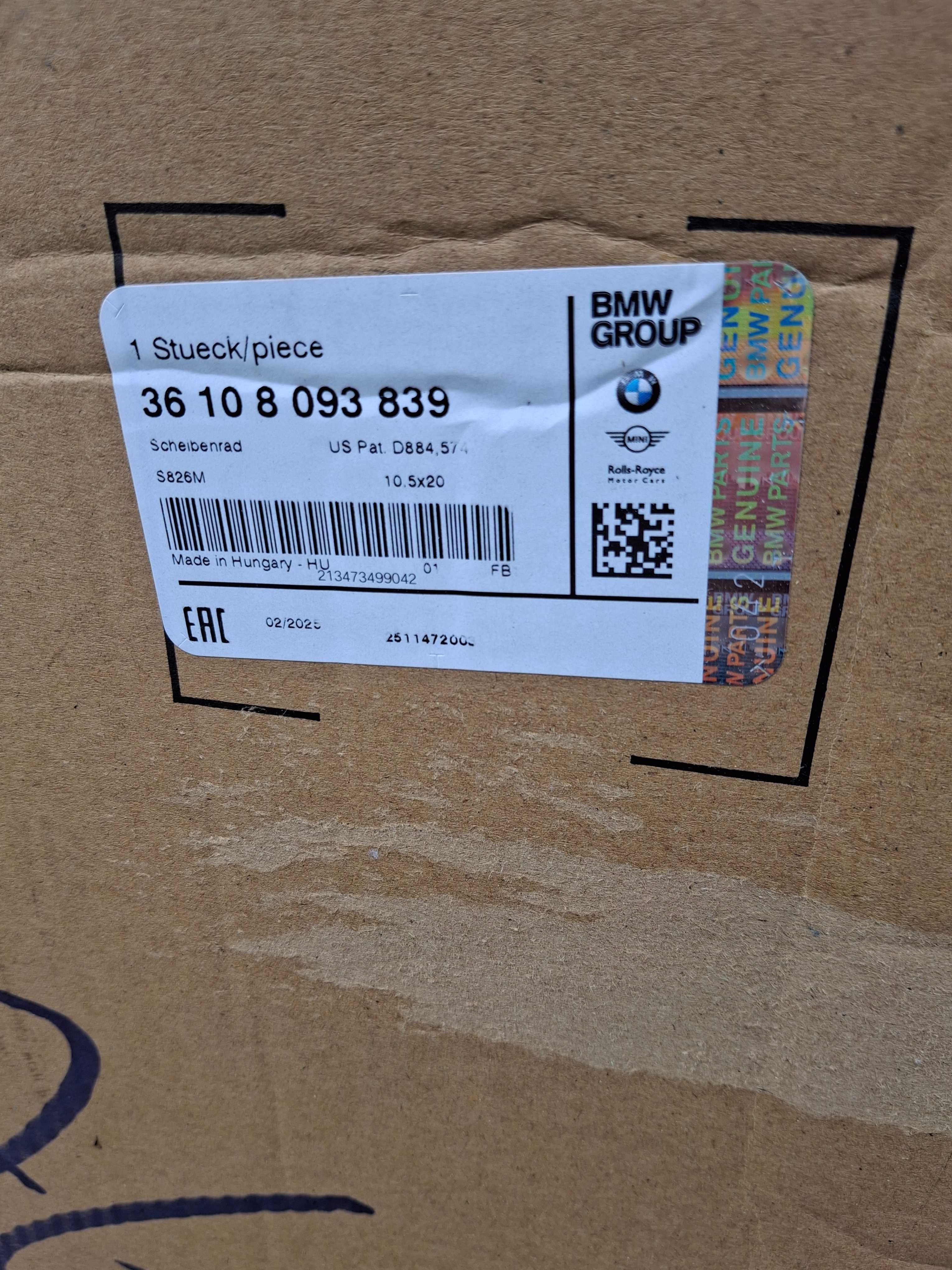 Alufelgi Felgi Bmw M3 G80 Touring G81 M4 G82 Kute Nowe wz826